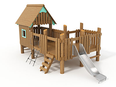 Игровой комплекс Лесной теремец 1