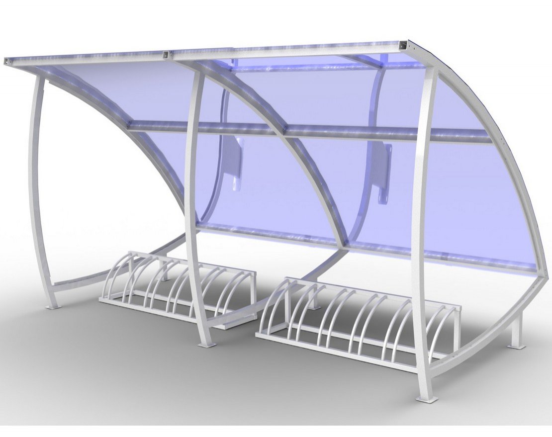 Велопарковка Сиэтл с навесом - вид 5